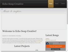 Tablet Screenshot of echosoup.com